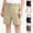 Khaki-17, variant on STETMN Boys Girls Uniform Shorts High Waist Flat Front Dress Short with Pockets for 3-16 Years