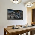 thumbnail image 3 of Motorcycle Rider Poster David Mann Crestline Picture Print Wall Art Poster Painting Canvas Posters Artworks Gift Room Aesthetic 16x24inch(40x60cm), 3 of 6