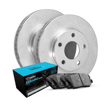 R1 Concepts Front Brakes and Rotors Kit |Front Brake Pads| Brake Rotors and Pads| Ceramic Brake Pads and Rotors WFWN1-54168