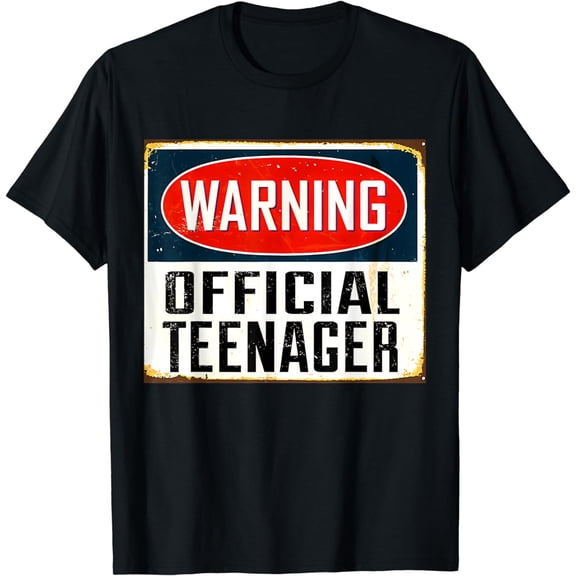 Official Teenager 13th Birthday Gift 13 Year Old Boys Girls T-Shirt mens t shirt,black,women,funny,misfits,men,journey