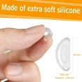 thumbnail image 2 of Silicone Eyeglass Nose Pads Sticky, Hypo-allergenic Adhesive Nose Grips for Glasses and Sunglasses 12 Pairs, 2 of 6
