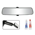 thumbnail image 3 of Universal Interior Car Rear View Mirror Wide Long Adjustable Adhesive Kit 10 Inch, 3 of 7
