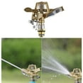 thumbnail image 2 of lanema Brass Impact Lawn Sprinklers for Yard Heavy Duty Water Sprinklers Head Outdoor, 2 of 12