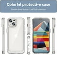 thumbnail image 2 of Allytech for iPhone 15 Case, Clear Back Cover Hard Shell Rugged Hybrid Shockproof Cell Phone Case for Apple iPhone 15, Clear, 2 of 8