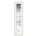 thumbnail image 2 of ArtToFrames 6" x 38" Majestic White Picture Frame, 6x38 inch Silver Wood Poster Frame (WOM-5198),  Pack, 2 of 7