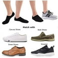 thumbnail image 4 of No Show Socks for Men 6/8 pack Cotton Thin Low Cut Non Slip for Loafer Flats Sneakers 5-8/9-11/12-15, 4 of 5