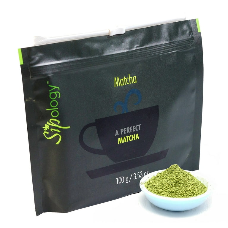 Sipology: Premium Matcha - 3.53oz/100g Bag - Powder Drink Mix