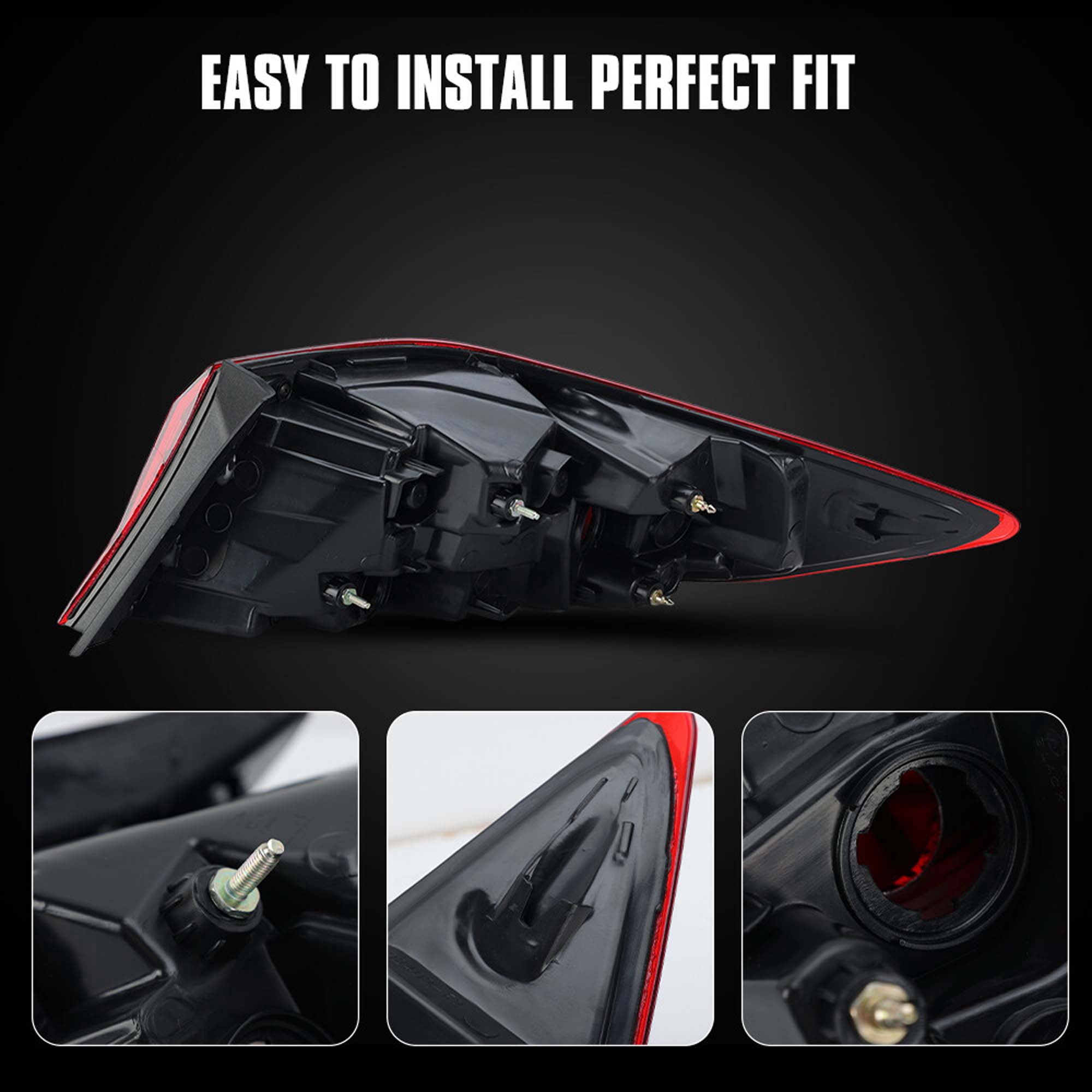 MZORANGE For 2019-2020 Hyundai Elantra Tail Light Outer Rear Lamp Brake Stop Left Side