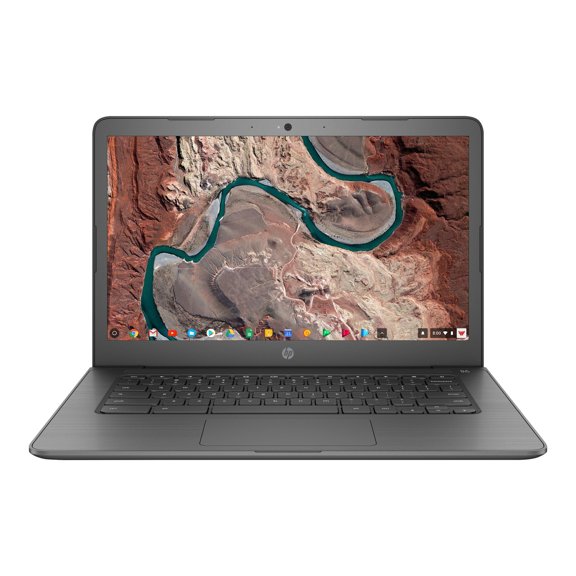 HP 14 Chromebook : Intel Celeron : 4GB Memory : 64GB eMMC : Chalkboard Gray