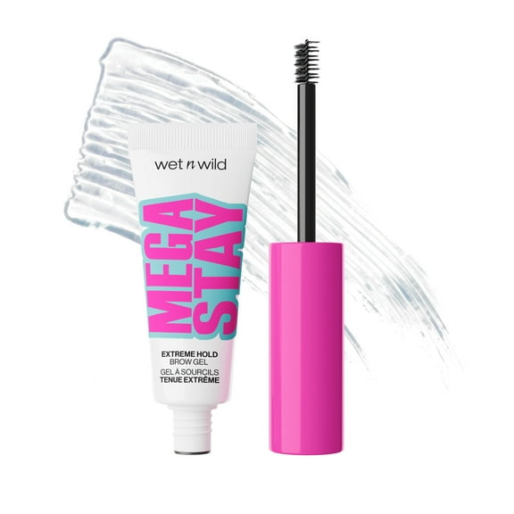 wet n wild Mega Stay Extreme Hold Brow Gel, Clear