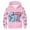 C-Pink431, variant on DHFJKG 67 Shirt Kids Boys Girls Zip Up Hoodies Print Loose Fit Hooded Jacket Long Sleeve Athletic Sweatshirt Trendy Outerwear