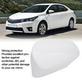 thumbnail image 3 of White Shockproof Sporty Outer Mirror Cover Rearview Wing Mirror Cap for Vehicle, 3 of 7