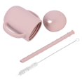 thumbnail image 1 of Baby Silicone Straw Water Cup Bottle for Babies Assorted Color Leak-Proof Function 1Set, 1 of 4
