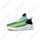 thumbnail image 1 of Zapatillas deportivas planas con la bandera de las Bahamas para hombre y mujer, deportivas de alta calidad con cordones y malla, hechas a medida., 1 of 6
