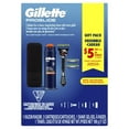 thumbnail image 1 of Gillette ProGlide Razor for Men, 1 Handle + 3 Razor Blade Refills + Gillette Pro Shave Gel, Includes razor travel cover, 1 of 8