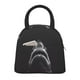 thumbnail image 1 of Balery Black And White Shark Bolsa de Almuerzo para Mujeres, Caja de Almuerzo, Bolsa de Almuerzo Pequeña Impermeable, Tote de Almuerzo Reutilizable con Gran Capacidad, 1 of 6