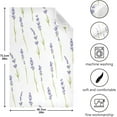 thumbnail image 3 of Coolnut Beautiful Lavender Kitchen Dish Towel Set of 4, Super Soft Absorbent Cleaning Cloth, Reusable Quick Drying Kitchen Towel for Home, Kitchen Washcloth Gift, 3 of 7