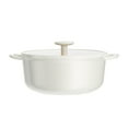 thumbnail image 6 of SLOK Nonstick Stock Pot with Lid, Ceramic Dutch Oven, All Stoves Compatible, Dishwasher Safe, 5.5QT, White, 6 of 7