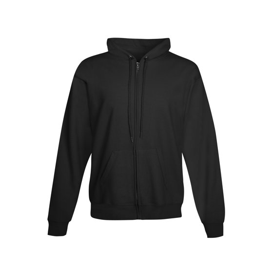Men's Ecosmart Fleece Zip Pullover Hoodie with Front Pocket