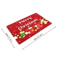 thumbnail image 3 of OVFUIZ Christmas Door Mat 16x24in Diatomaceous Earth Grip-Enhanced Absorbent Rug Christmas Welcome Mat for Entryway Kitchen Living Room Home Decorations, 3 of 7