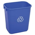 thumbnail image 2 of Global Industrial Plastic Recycling Wastebasket, 13-5/8 Qt., Blue, 2 of 7