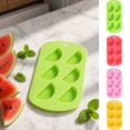 thumbnail image 7 of Fruit Shaped Silicone Ice Molds,6 Cavity Summer Drink Decorative Ice Making Tool | Reusable Candy & Cake Baking Tray | Easy to Fall Off,Yellow, 7 of 7
