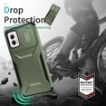 thumbnail image 2 of for Motorola Moto G Power 5G 2024, Luxury Sliding Camera Cover Soft TPU + Hard PC Shockproof Drop Protective Hybrid Stylish Ultra Slim Frosted Anti-slip Grip Case for Moto G Power 5G 2024, Darkgreen, 2 of 7