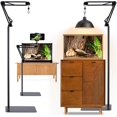 thumbnail image 1 of Support de Lampe pour Reptiles en Métal Réglable (Support de Lampe Chauffante pour Reptiles avec Bras Oscillant, Support de Lampe Chauffante pour Reptiles Adapté à Différents Types de Reptiles), 1 of 5