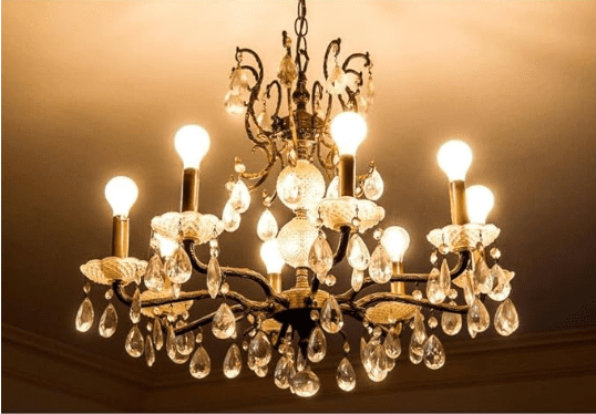 EcoSmart A15 LED Light Bulbs | Clear | Vintage Filament | 450 Lumens | 40W Equivalent | Candelabra E12 Base | Dimmable | Soft White (2700K) | Ideal for Ceiling Fans | 6-Pack