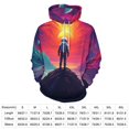 thumbnail image 2 of Astronaut's Cosmic Odyssey-2 3d Sweatshirts Hoodie Fashion Casual Personality Men's Women Street Hoodie Pullovers Long Sleeve Comfortable Top, 2 of 6