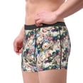 thumbnail image 3 of Wukai Rose Flowers Print Men’s Underwear Breathable Boxer Briefs,&nbsp;Moisture Wicking & Breathable-X-Large, 3 of 7
