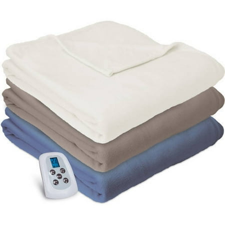 serta fleece heated blanket