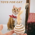 thumbnail image 3 of 6 Pcs Cat Toy Ball Toys for Indoor Cats Kitten Plaything Interactive Playing Rope Paper, 3 of 6