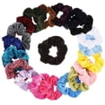 thumbnail image 1 of Miangastore Velvet Hair Ties Assorted Colors Everyday Use 20Pcs, 1 of 9