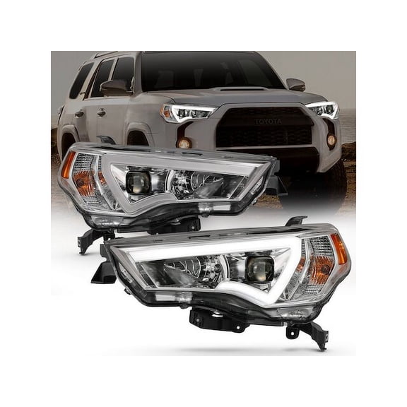 Headlight Set - Compatible with 2014 - 2023 Toyota 4Runner 2015 2016 2017 2018 2019 2020 2021 2022