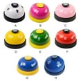 thumbnail image 1 of Interactive Toys Multicolored Workmanship Puppy Accessories Dinner Bell Compact Size Intellectual Toy Footprint Ring No Burrs Blue/Yellow, 1 of 9
