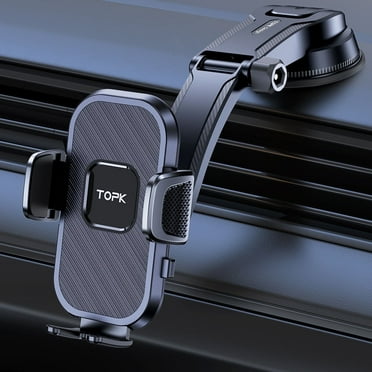 TOPK Phone Holder for Car Dashboard 2024 Upgraded Adjustable Car Phone Mount