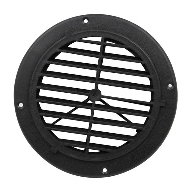 Cubierta de rejilla de ventilación de aire, cubierta de ventilación de conducto de salida para RV, yate, accesorios para barcos, ventilación Accesorios para vehículos recreativos negro keine Fahne Sidaley VI014993-01B