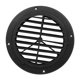 thumbnail image 1 of Cubierta de rejilla de ventilación de aire, cubierta de ventilación de conducto de salida para RV, yate, accesorios para barcos, ventilación Accesorios para vehículos recreativos negro  keine Fahne Sidaley VI014993-01B, 1 of 6