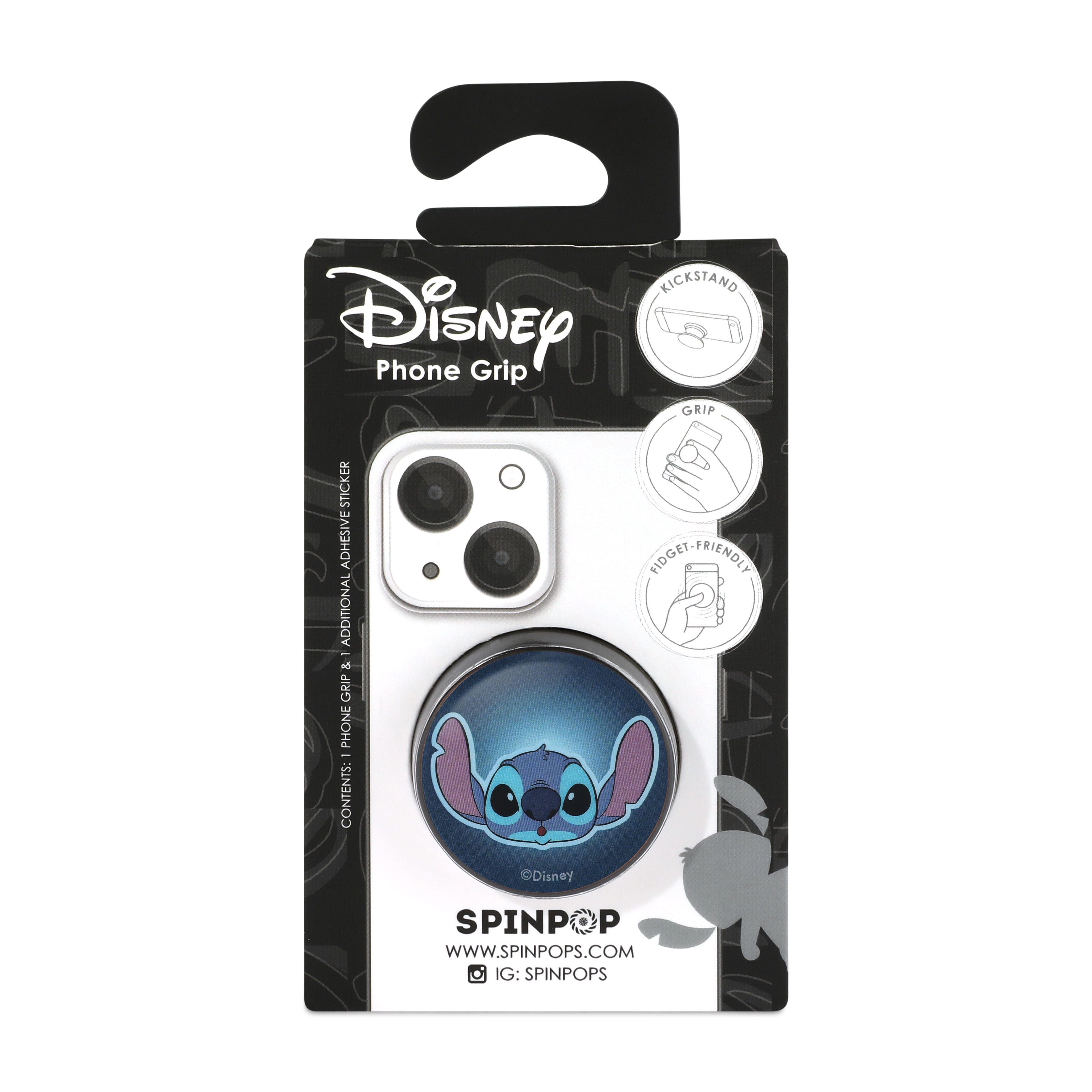 Disney Phone Grip - Stitch Blue Face
