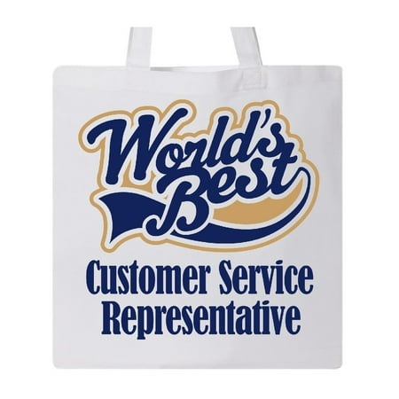 World's Best Customer Service Representative Tote Bag White One
