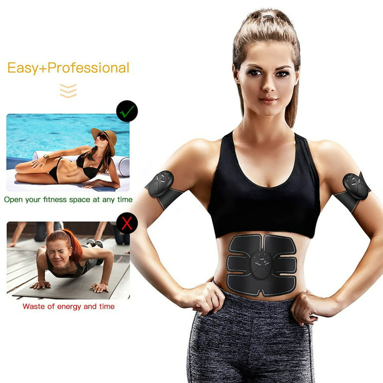 Fitness Belt and Abdominal Toner Equipment for Muscle Adult Women and Man  at Home Workout Gym