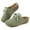 Green, variant on Ecetana Clogs for Women Wedge Sandals Comfort Breathable Closed Toe Sandals with Massage