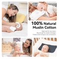 thumbnail image 6 of QZS 6Pcs Soft Burp Cloths,19.7x9.8In 100% Cotton Unisex Burp Cloths for Home,6-Layer Reusbale Muslin Burp Cloths for Indoor,Outdoor(Multi Colors), 6 of 6