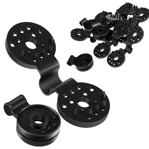 Clips Plástico 100 Uds. A Prueba Viento Parasol Clip Red Suministros Jardín (negro)