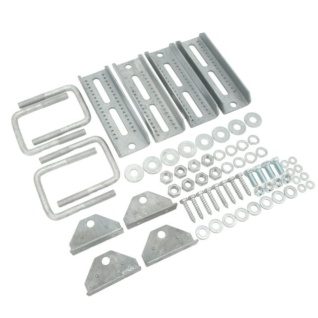 Soporte Superior Giratorio, Kit De Soporte Para Litera Giratorio De Alta Resistencia, Metal Galvanizado De 8 Pulgadas De Altura, Alta Dureza Ajustable Para Travesaño De Remolque