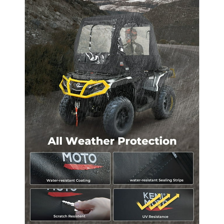 ATV Storage Cover Quad Waterproof Upgrade 300D For Can-Am Outlander Polaris Sportman Cfmoto Kawasaki