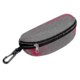 thumbnail image 5 of Estuche portátil para gafas de sol, protector de gafas, ligero, con cremallera y mosquetón, color morado, 5 of 5