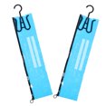 thumbnail image 4 of KAKOWELY Housse de Protection pour Perruque 2 Pcs Sacs en Pvc avec Crochets Sac de Rangement Imperméable pour Extensions de Cheveux Cintre Multifonctionnel pour Pinces à Cheveux 26.77"X5.51"X0.04 Pouces, 4 of 4