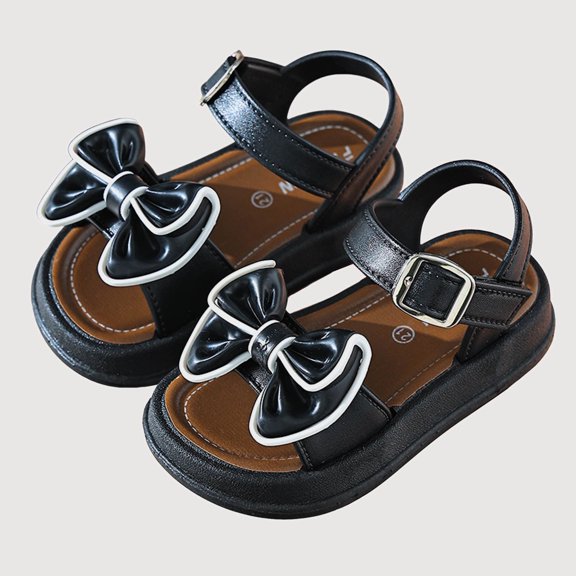 Gyujnb Girls Breathable Closed Toe Sandals, Lightweight Comfort Casual Summer Play Shoes (Baby, Toddler, Little Girls),4-4.5 Years